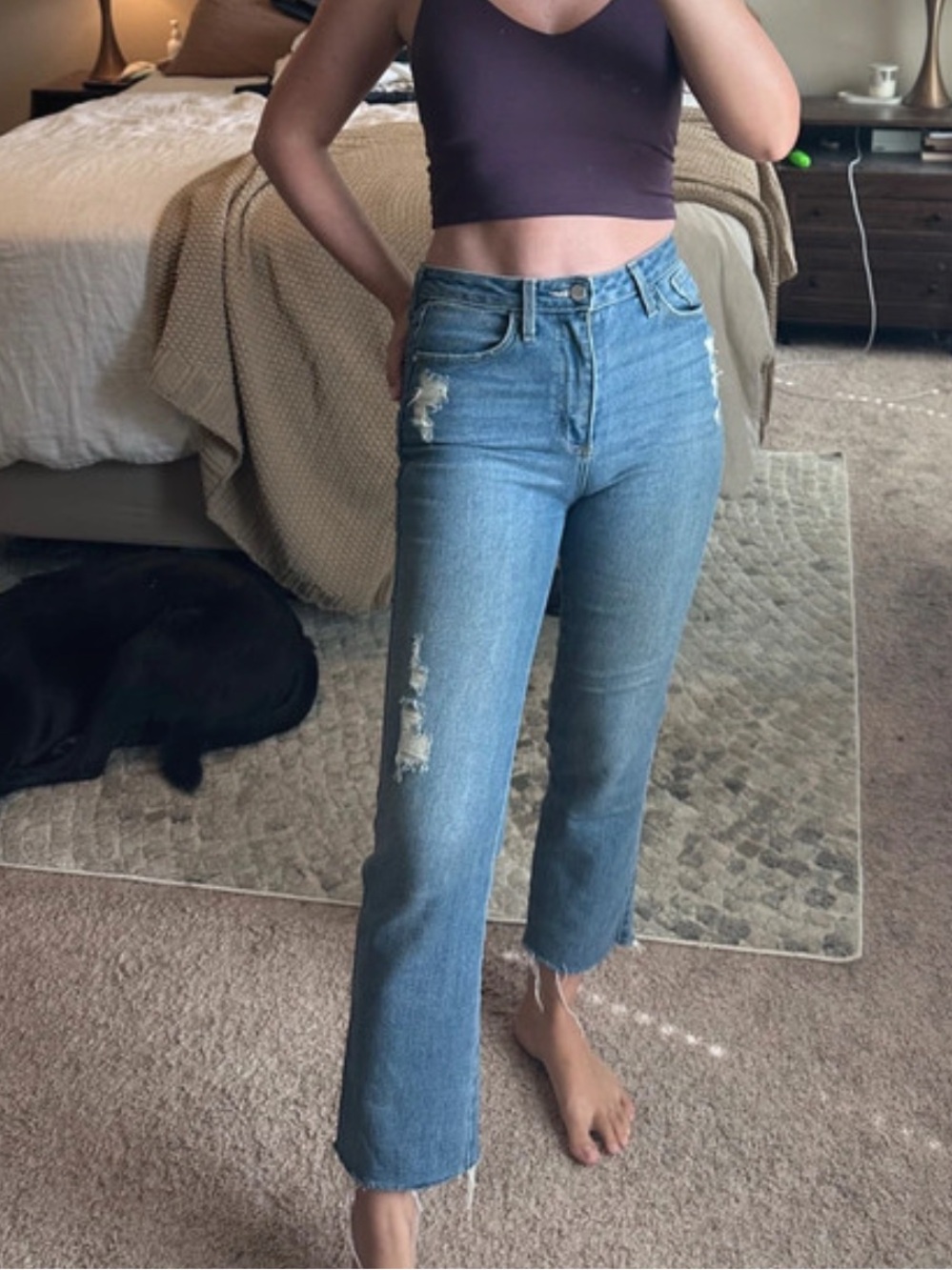 JBD just black denim blue jeans